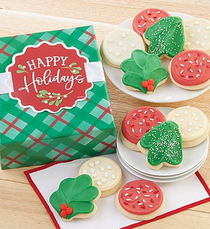 Cheryl's Buttercream Frosted Cut-Out Cookie Gift Boxes